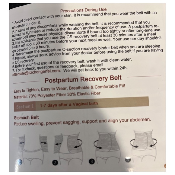 ChongErfei 3-in-1 postpartum belly wrap - Picture 5 of 10